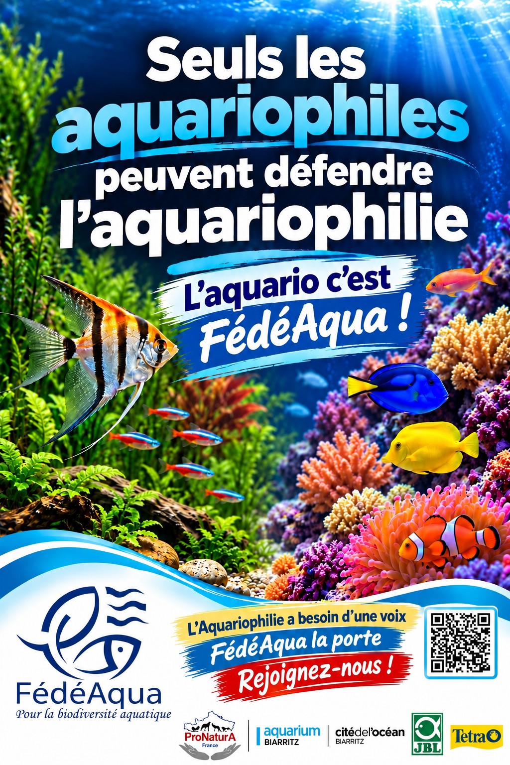 Affiche défense aquarophilie